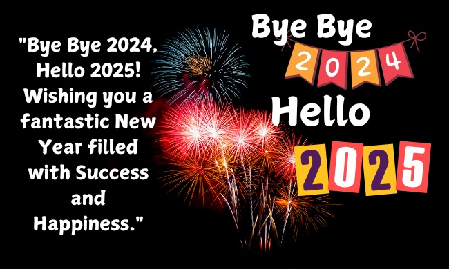 Bye Bye 2024 Hello 2025