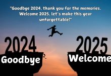 Goodbye 2024 Welcome 2025