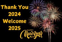 Thank You 2024 Welcome 2025